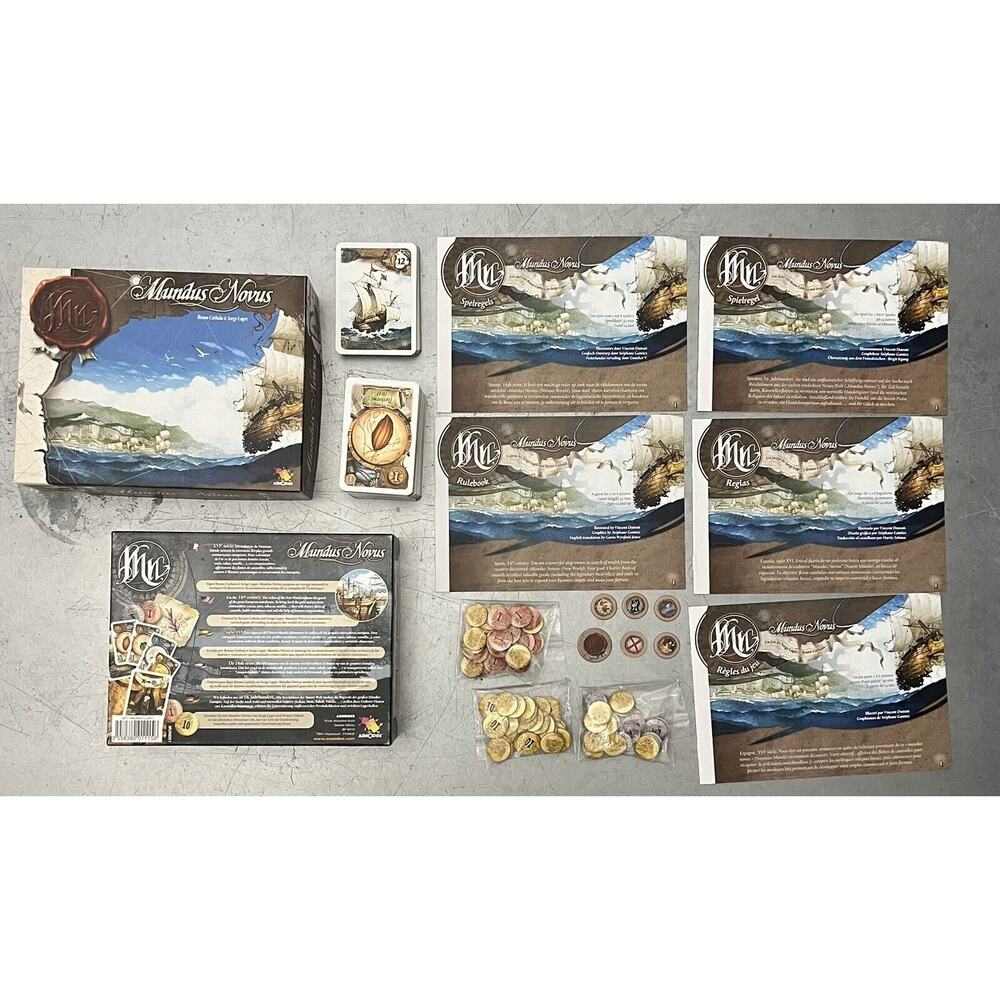 Mundus Novus Card Game by Asmodee, Missing 1 Event Token (Indigenous People)
